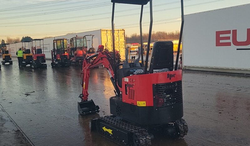 Unused 2024 JPC HT12 Micro Excavators For Auction: Leeds – 22nd, 23rd, 24th & 25th January 25 @ 8:00am full