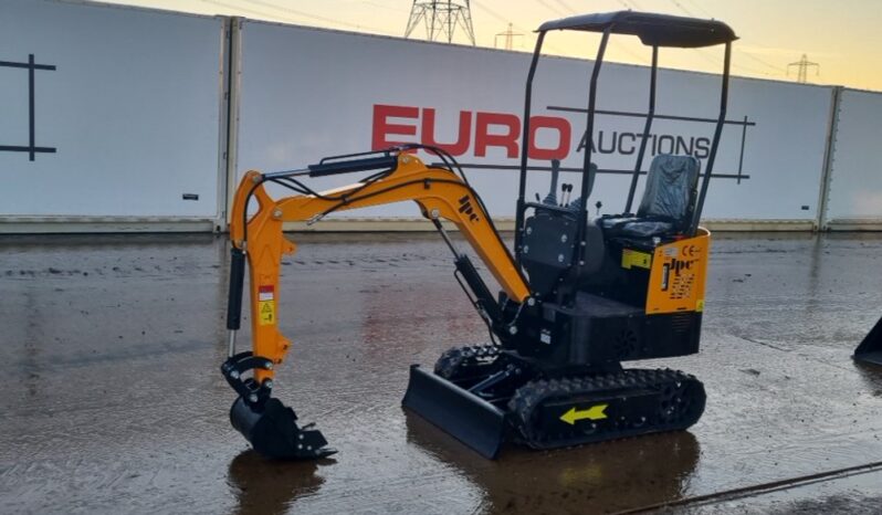 Unused 2024 JPC HT12 Micro Excavators For Auction: Leeds – 22nd, 23rd, 24th & 25th January 25 @ 8:00am