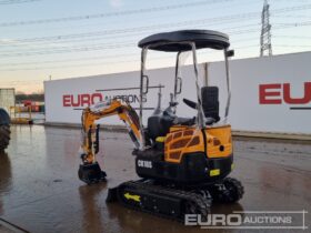 Unused 2024 Captok CK16S Micro Excavators For Auction: Leeds – 22nd, 23rd, 24th & 25th January 25 @ 8:00am full