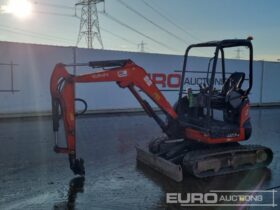 2016 Kubota U27-4 Mini Excavators For Auction: Leeds – 22nd, 23rd, 24th & 25th January 25 @ 8:00am