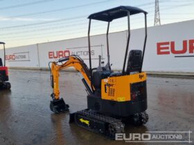 Unused 2024 JPC HT12 Micro Excavators For Auction: Leeds – 22nd, 23rd, 24th & 25th January 25 @ 8:00am full