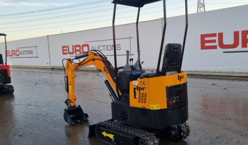 Unused 2024 JPC HT12 Micro Excavators For Auction: Leeds – 22nd, 23rd, 24th & 25th January 25 @ 8:00am full