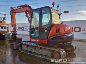 2019 Kubota KX080-4A 6 Ton+ Excavators For Auction: Leeds – 22nd, 23rd, 24th & 25th January 25 @ 8:00am full