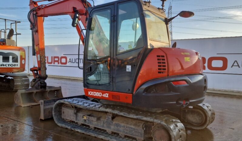 2019 Kubota KX080-4A 6 Ton+ Excavators For Auction: Leeds – 22nd, 23rd, 24th & 25th January 25 @ 8:00am full