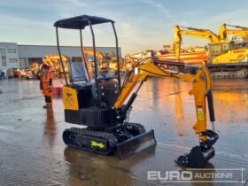 Unused 2024 JPC HT12 Micro Excavators For Auction: Leeds – 22nd, 23rd, 24th & 25th January 25 @ 8:00am full