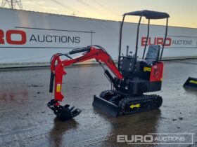 Unused 2024 JPC HT12 Micro Excavators For Auction: Leeds – 22nd, 23rd, 24th & 25th January 25 @ 8:00am