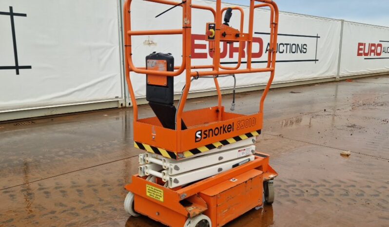 2018 Snorkel S3010ECE Manlifts For Auction: Dromore – 21st & 22nd February 2025 @ 9:00am For Auction on 2025-02-21