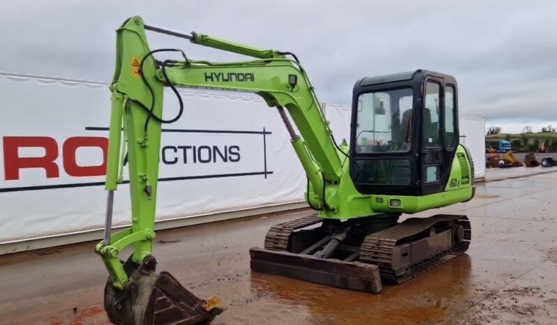 Hyundai R60-7 6 Ton+ Excavators For Auction: Dromore – 21st & 22nd February 2025 @ 9:00am For Auction on 2025-02-22