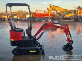 Unused 2024 JPC HT12 Micro Excavators For Auction: Leeds – 22nd, 23rd, 24th & 25th January 25 @ 8:00am full