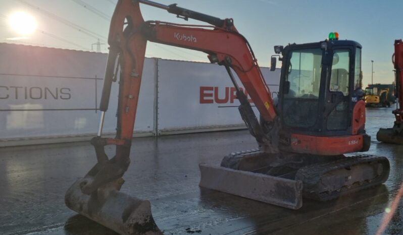 2013 Kubota U55-4 Mini Excavators For Auction: Leeds – 22nd, 23rd, 24th & 25th January 25 @ 8:00am