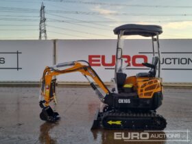 Unused 2024 Captok CK16S Micro Excavators For Auction: Leeds – 22nd, 23rd, 24th & 25th January 25 @ 8:00am full