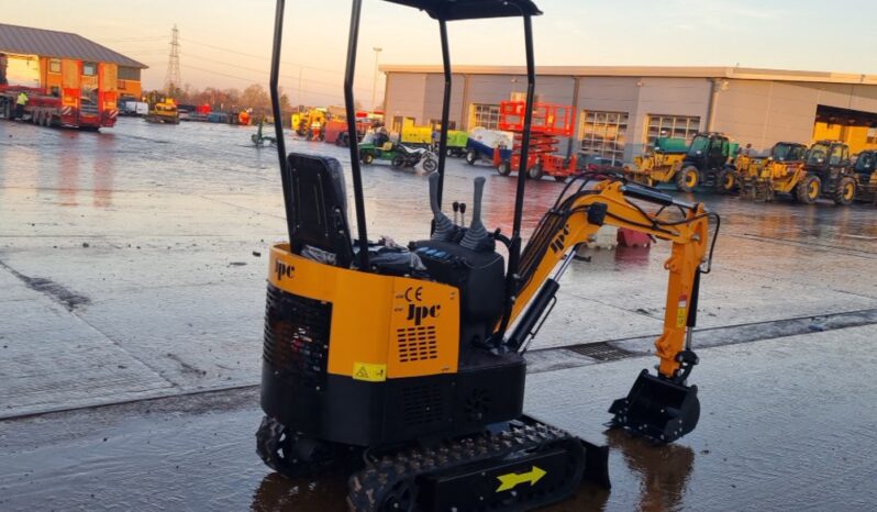 Unused 2024 JPC HT12 Micro Excavators For Auction: Leeds – 22nd, 23rd, 24th & 25th January 25 @ 8:00am full