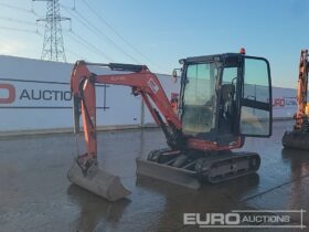 2015 Kubota U27-4 Mini Excavators For Auction: Leeds – 22nd, 23rd, 24th & 25th January 25 @ 8:00am