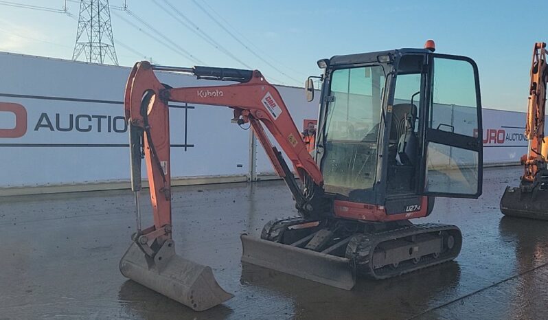 2015 Kubota U27-4 Mini Excavators For Auction: Leeds – 22nd, 23rd, 24th & 25th January 25 @ 8:00am