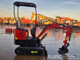 Unused 2024 JPC HT12 Micro Excavators For Auction: Leeds – 22nd, 23rd, 24th & 25th January 25 @ 8:00am full