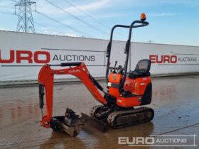 2020 Kubota K008-3 Micro Excavators For Auction: Leeds – 22nd, 23rd, 24th & 25th January 25 @ 8:00am