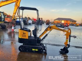 Unused 2024 JPC HT12 Micro Excavators For Auction: Leeds – 22nd, 23rd, 24th & 25th January 25 @ 8:00am full