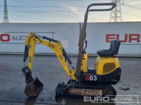 2018 Wacker Neuson 803 Micro Excavators For Auction: Leeds – 22nd, 23rd, 24th & 25th January 25 @ 8:00am full