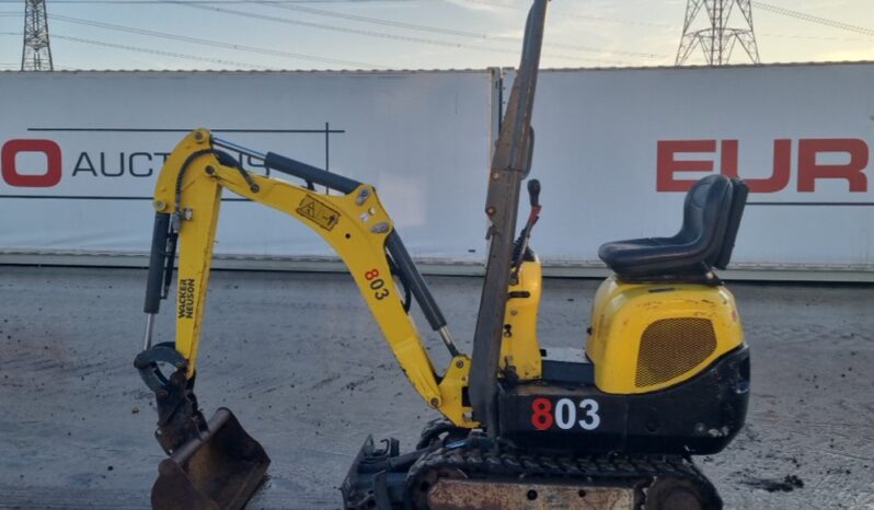 2018 Wacker Neuson 803 Micro Excavators For Auction: Leeds – 22nd, 23rd, 24th & 25th January 25 @ 8:00am full