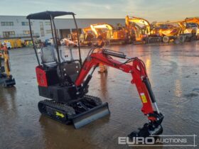 Unused 2024 JPC HT12 Micro Excavators For Auction: Leeds – 22nd, 23rd, 24th & 25th January 25 @ 8:00am full