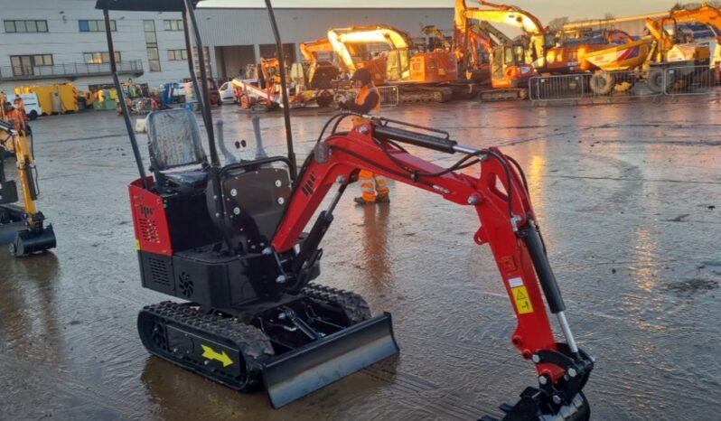 Unused 2024 JPC HT12 Micro Excavators For Auction: Leeds – 22nd, 23rd, 24th & 25th January 25 @ 8:00am full