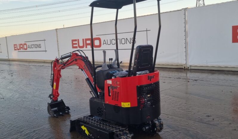 Unused 2024 JPC HT12 Micro Excavators For Auction: Leeds – 22nd, 23rd, 24th & 25th January 25 @ 8:00am full