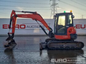 2013 Kubota U55-4 Mini Excavators For Auction: Leeds – 22nd, 23rd, 24th & 25th January 25 @ 8:00am full