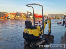 2018 Wacker Neuson 803 Micro Excavators For Auction: Leeds – 22nd, 23rd, 24th & 25th January 25 @ 8:00am full