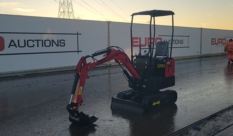 Unused 2024 JPC HT12 Micro Excavators For Auction: Leeds – 22nd, 23rd, 24th & 25th January 25 @ 8:00am