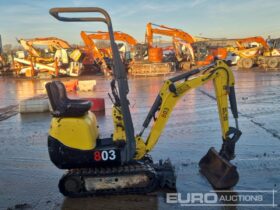 2018 Wacker Neuson 803 Micro Excavators For Auction: Leeds – 22nd, 23rd, 24th & 25th January 25 @ 8:00am full