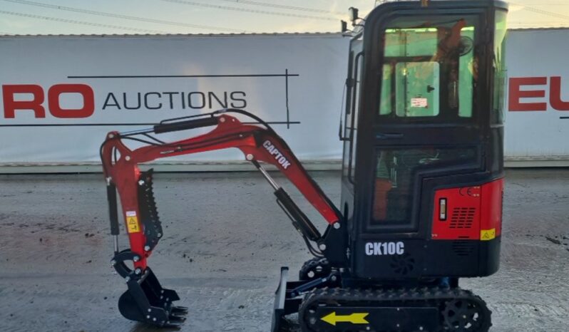 Unused 2024 Captok CK10C Micro Excavators For Auction: Leeds – 22nd, 23rd, 24th & 25th January 25 @ 8:00am full