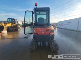 2015 Kubota U27-4 Mini Excavators For Auction: Leeds – 22nd, 23rd, 24th & 25th January 25 @ 8:00am full