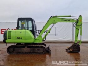 Hyundai R60-7 6 Ton+ Excavators For Auction: Dromore – 21st & 22nd February 2025 @ 9:00am For Auction on 2025-02-22 full