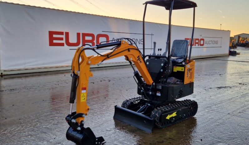 Unused 2024 JPC HT12 Micro Excavators For Auction: Leeds – 22nd, 23rd, 24th & 25th January 25 @ 8:00am