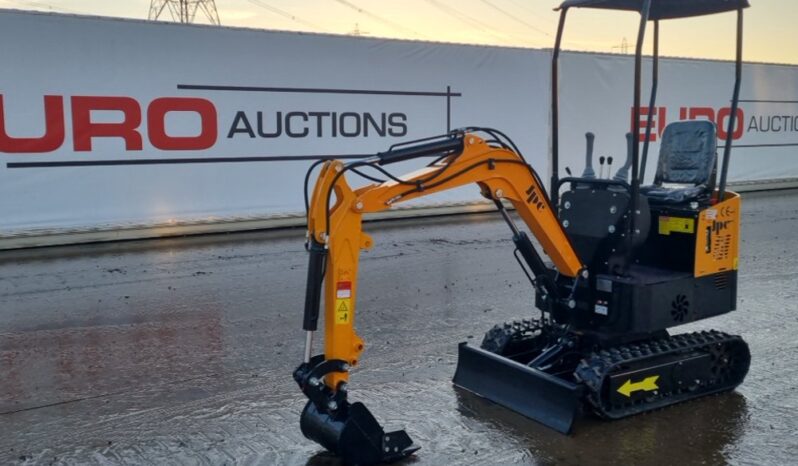 Unused 2024 JPC HT12 Micro Excavators For Auction: Leeds – 22nd, 23rd, 24th & 25th January 25 @ 8:00am