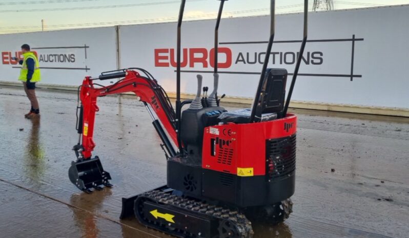 Unused 2024 JPC HT12 Micro Excavators For Auction: Leeds – 22nd, 23rd, 24th & 25th January 25 @ 8:00am full