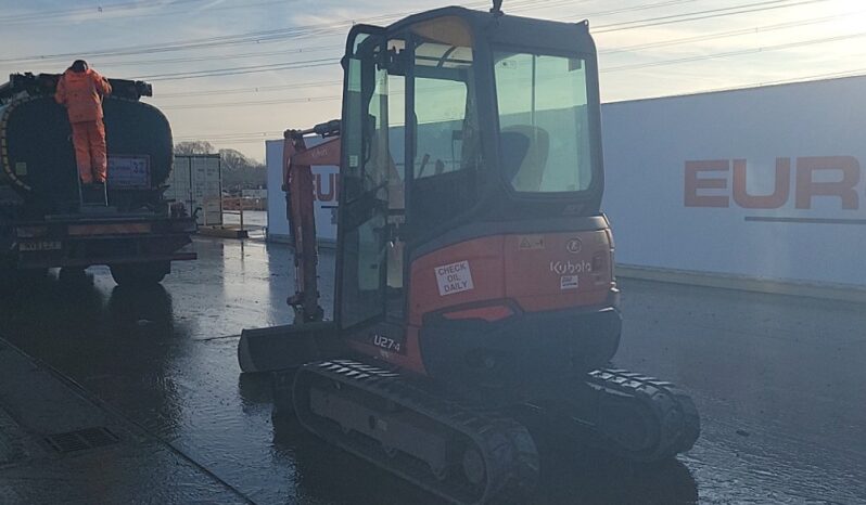 2015 Kubota U27-4 Mini Excavators For Auction: Leeds – 22nd, 23rd, 24th & 25th January 25 @ 8:00am full