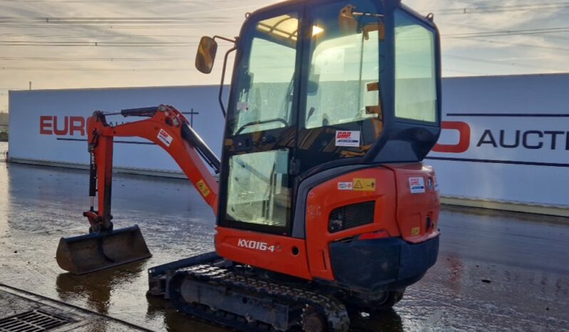 2017 Kubota KX016-4 Mini Excavators For Auction: Leeds – 22nd, 23rd, 24th & 25th January 25 @ 8:00am full