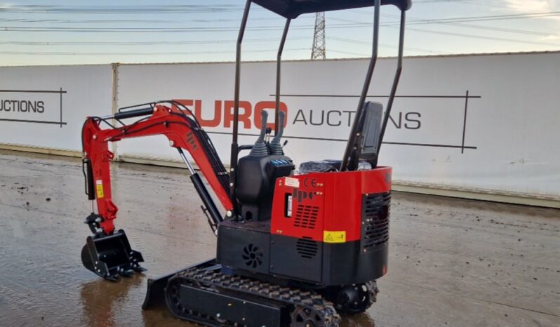 Unused 2024 JPC HT12 Micro Excavators For Auction: Leeds – 22nd, 23rd, 24th & 25th January 25 @ 8:00am full