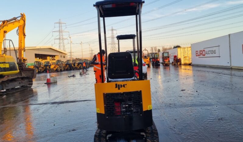 Unused 2024 JPC HT12 Micro Excavators For Auction: Leeds – 22nd, 23rd, 24th & 25th January 25 @ 8:00am full