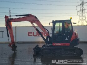 2016 Kubota KX080-4 6 Ton+ Excavators For Auction: Leeds – 22nd, 23rd, 24th & 25th January 25 @ 8:00am full