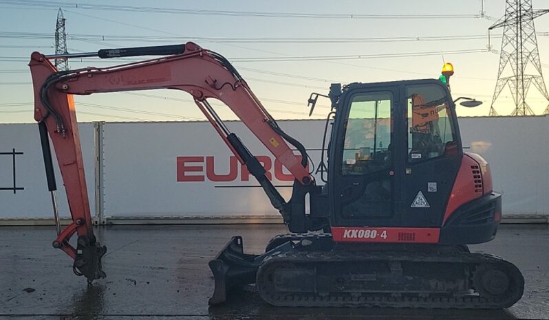 2016 Kubota KX080-4 6 Ton+ Excavators For Auction: Leeds – 22nd, 23rd, 24th & 25th January 25 @ 8:00am full