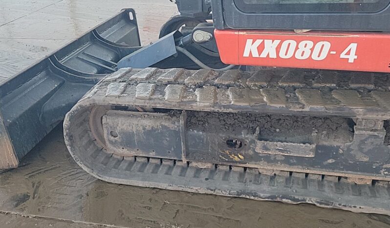 2016 Kubota KX080-4 6 Ton+ Excavators For Auction: Leeds – 22nd, 23rd, 24th & 25th January 25 @ 8:00am full