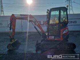 2017 Kubota U27-4 Mini Excavators For Auction: Leeds – 22nd, 23rd, 24th & 25th January 25 @ 8:00am full