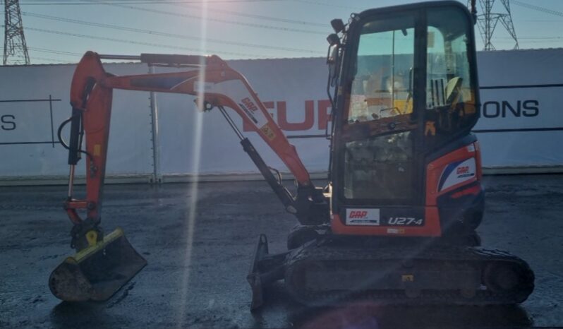 2017 Kubota U27-4 Mini Excavators For Auction: Leeds – 22nd, 23rd, 24th & 25th January 25 @ 8:00am full