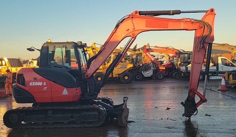 2016 Kubota KX080-4 6 Ton+ Excavators For Auction: Leeds – 22nd, 23rd, 24th & 25th January 25 @ 8:00am full