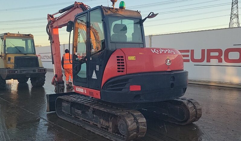 2016 Kubota KX080-4 6 Ton+ Excavators For Auction: Leeds – 22nd, 23rd, 24th & 25th January 25 @ 8:00am full