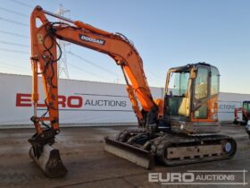 2012 Doosan DX80R 6 Ton+ Excavators For Auction: Leeds – 22nd, 23rd, 24th & 25th January 25 @ 8:00am