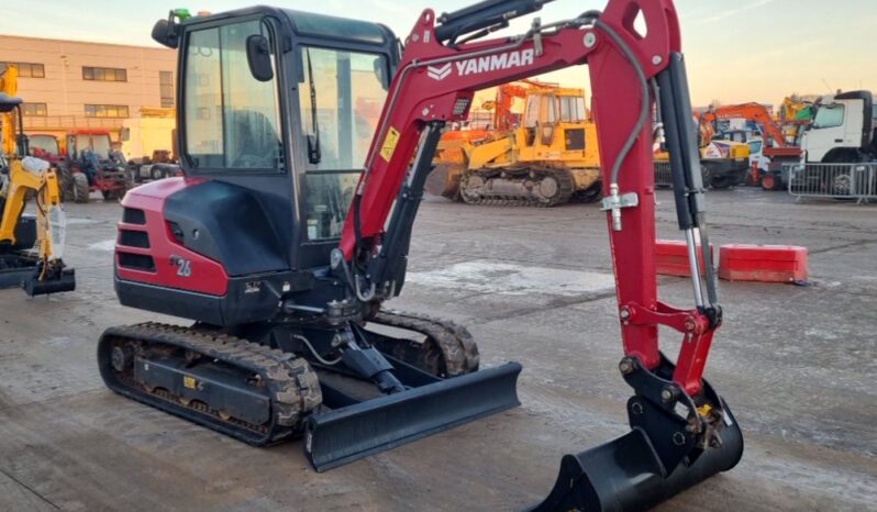 2023 Yanmar SV26 Mini Excavators For Auction: Leeds – 22nd, 23rd, 24th & 25th January 25 @ 8:00am full