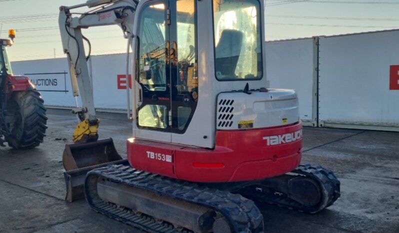 Takeuchi TB153FR Mini Excavators For Auction: Leeds – 22nd, 23rd, 24th & 25th January 25 @ 8:00am full